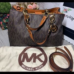 Michael Kors Authentic MK logo Brown/Tortoise